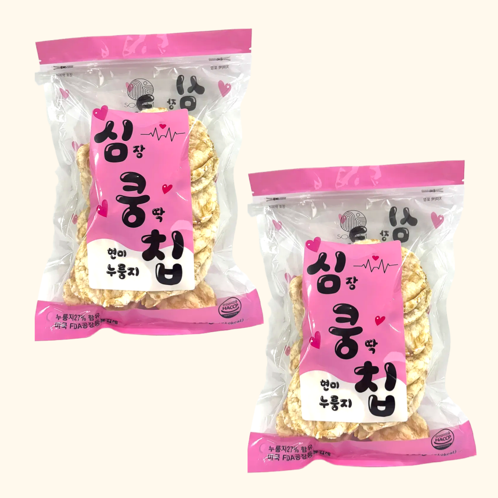 두근두근 하트 현미누룽지칩 160g