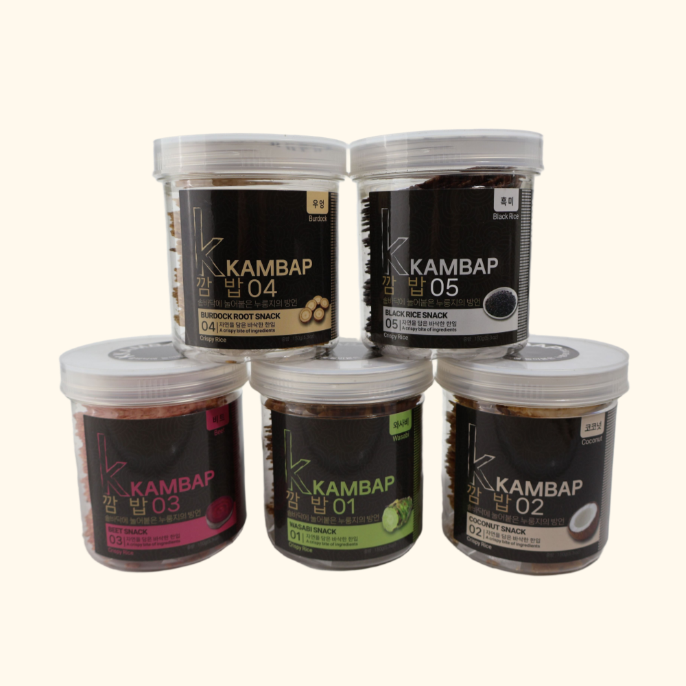 소담 깜밥 프리미엄 누룽지 스낵 150g (와사비,코코넛,비트,우엉,흑미)
